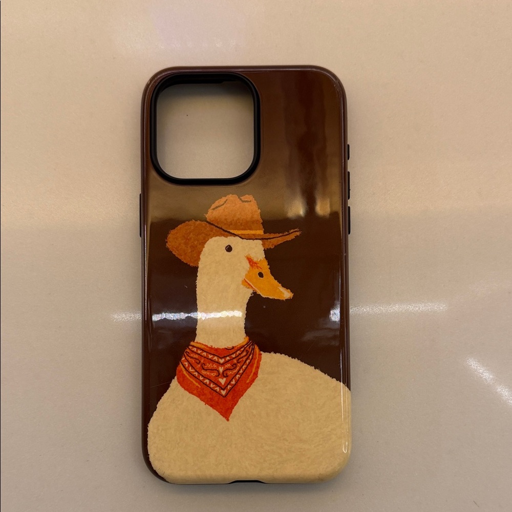 Duck Cowboy Phone Case - society 6